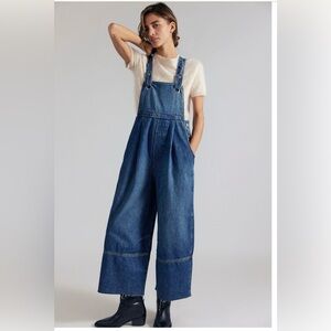 NWT FREE PEOPLE We the Free Rambler Overalls in After Midnight size M